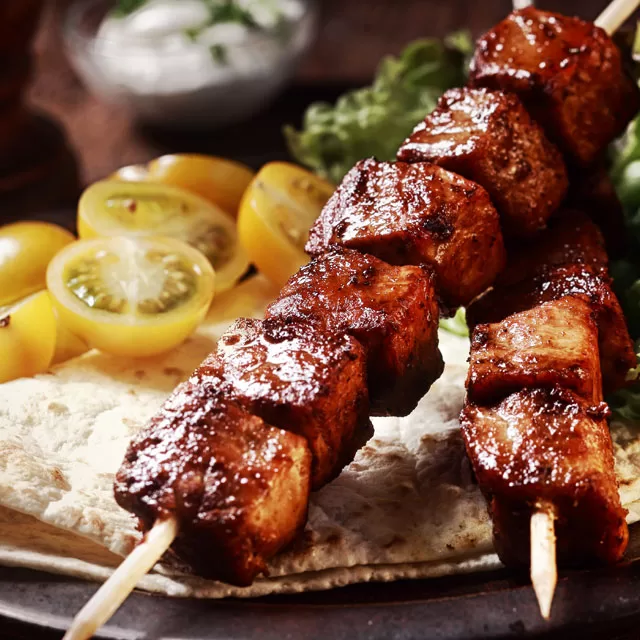 Many eating options.