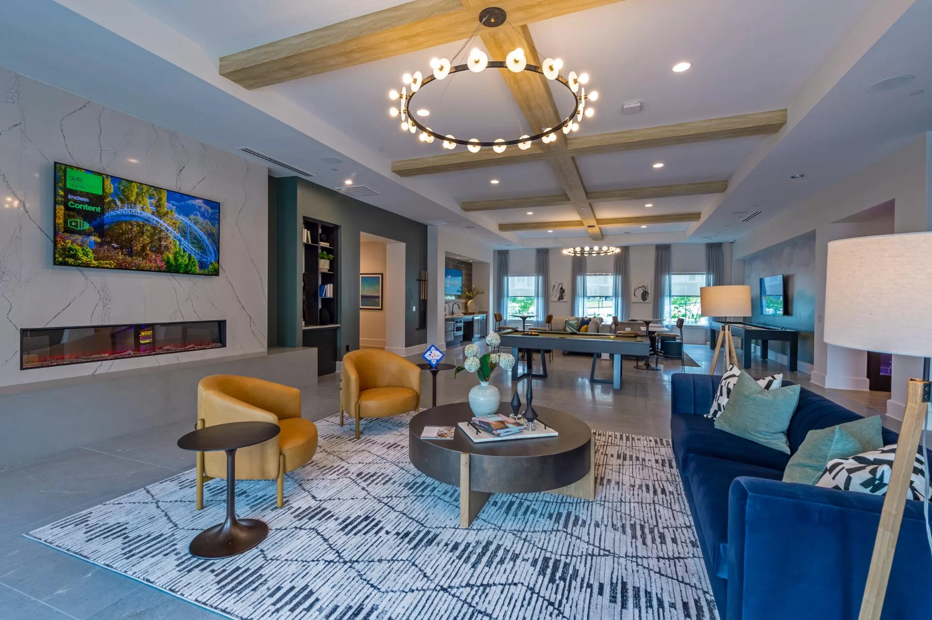 Clubhouse at Domain Huntsville Apartments
